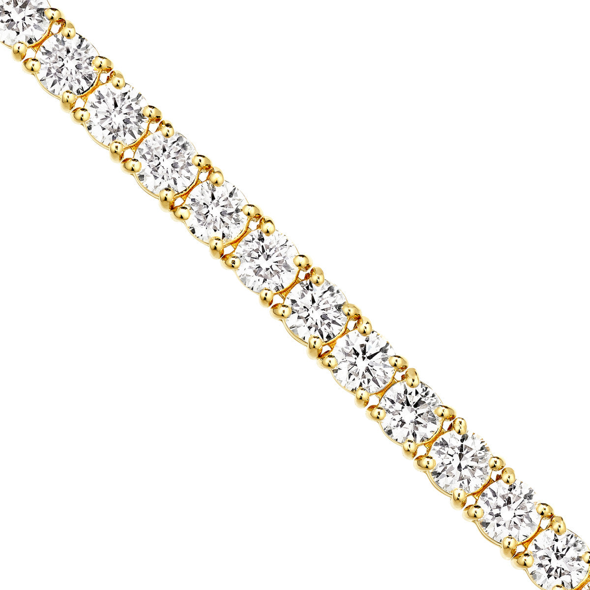 14K Gold Diamond Bracelet Diamond Tennis Bracelet (5-1/2tcw)