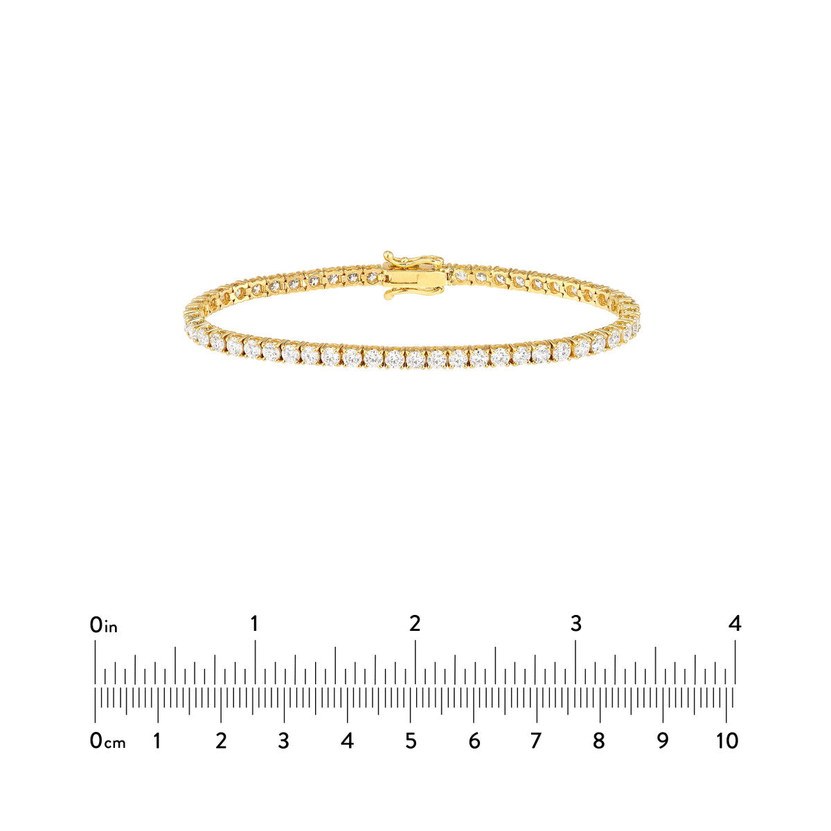 14K Gold Diamond Bracelet Diamond Tennis Bracelet (5-1/2tcw)