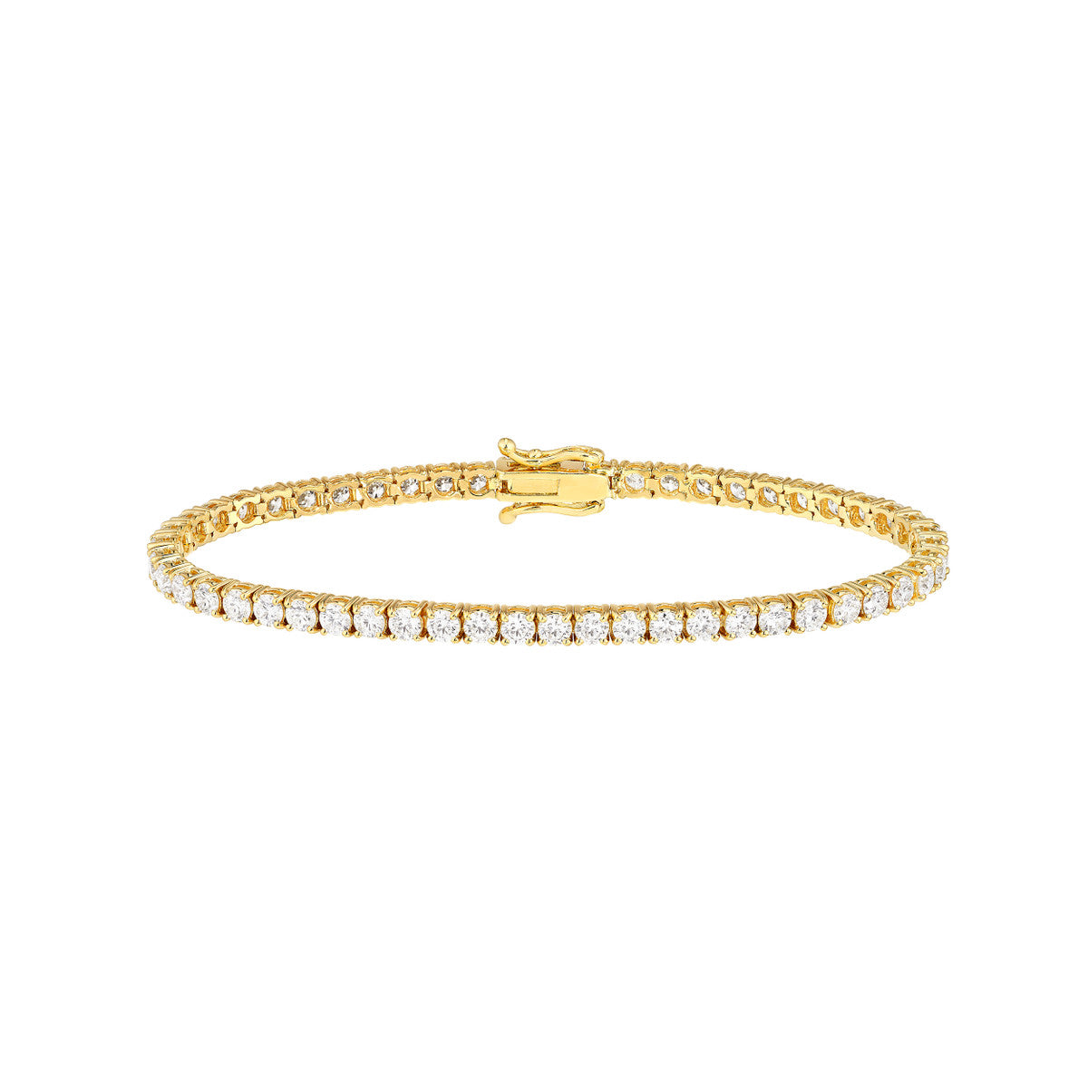 14K Gold Diamond Bracelet Diamond Tennis Bracelet (5-1/2tcw)
