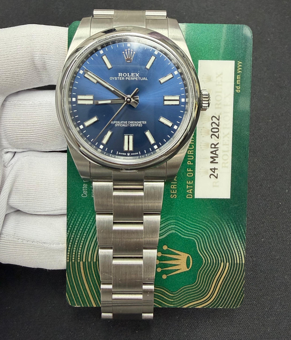 ROLEX OYSTER PERPETUAL 124300 — view 3 — Laura Milman New York