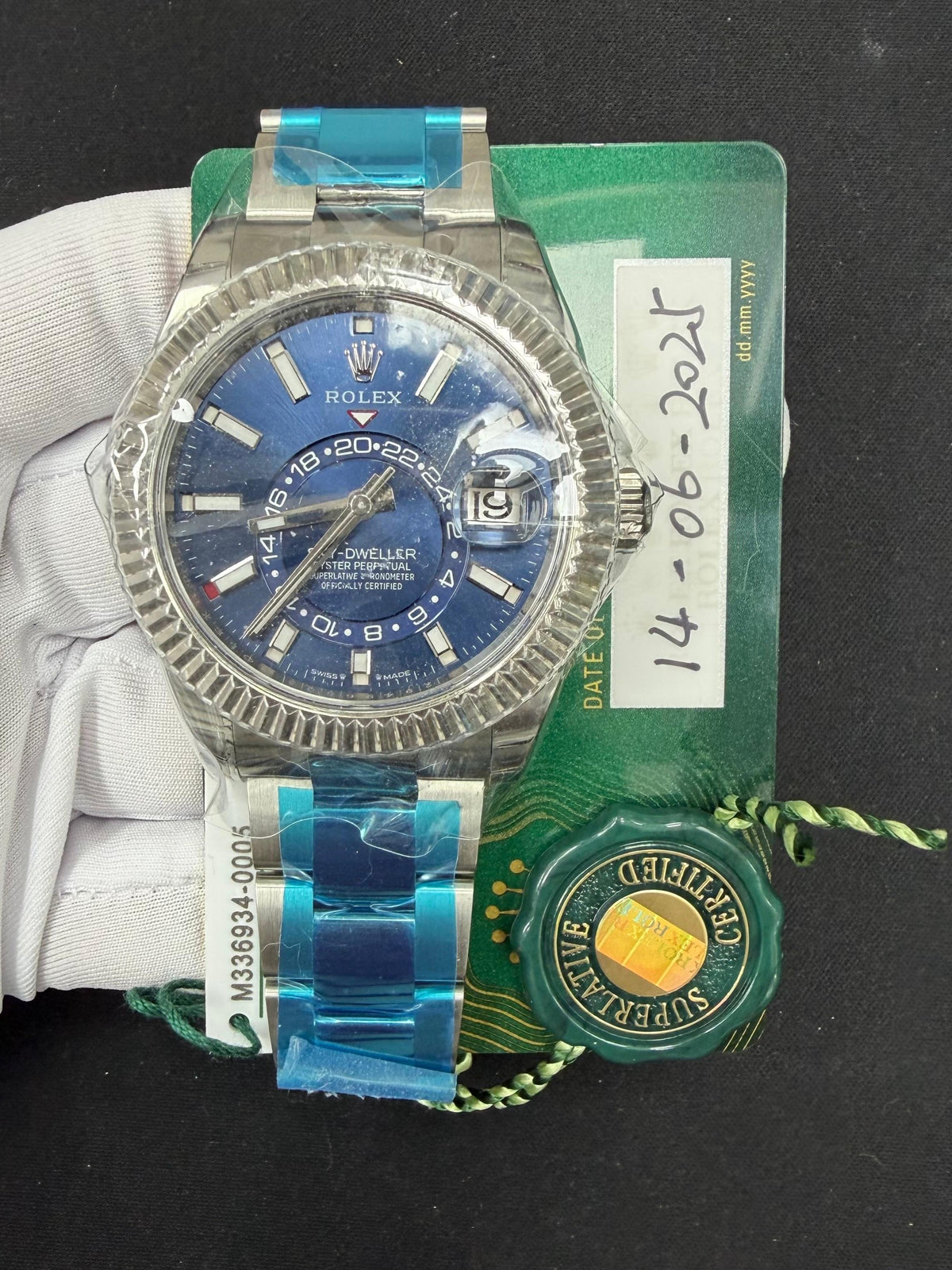 ROLEX SKY DWELLER 336934 — view 3 — Laura Milman New York
