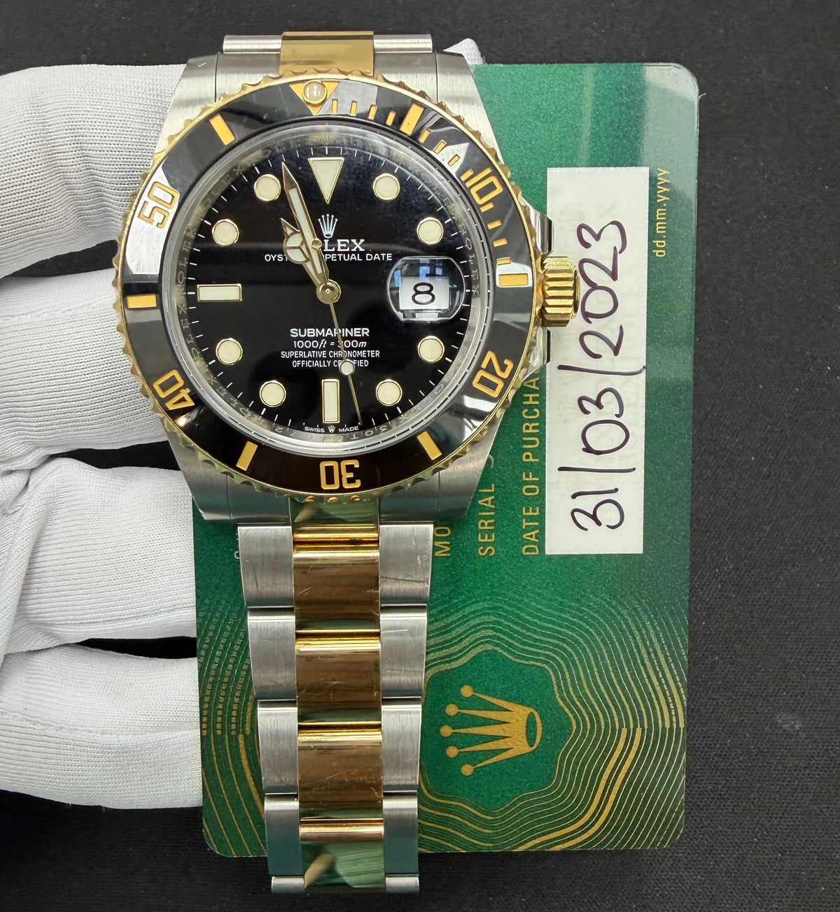 ROLEX SUBMARINER DATE 126613LN — view 3 — Laura Milman New York