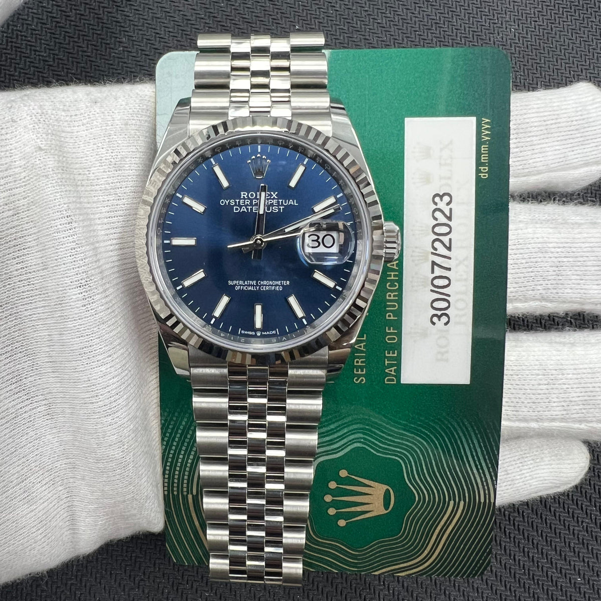 ROLEX DATEJUST 126234 — view 3 — Laura Milman New York