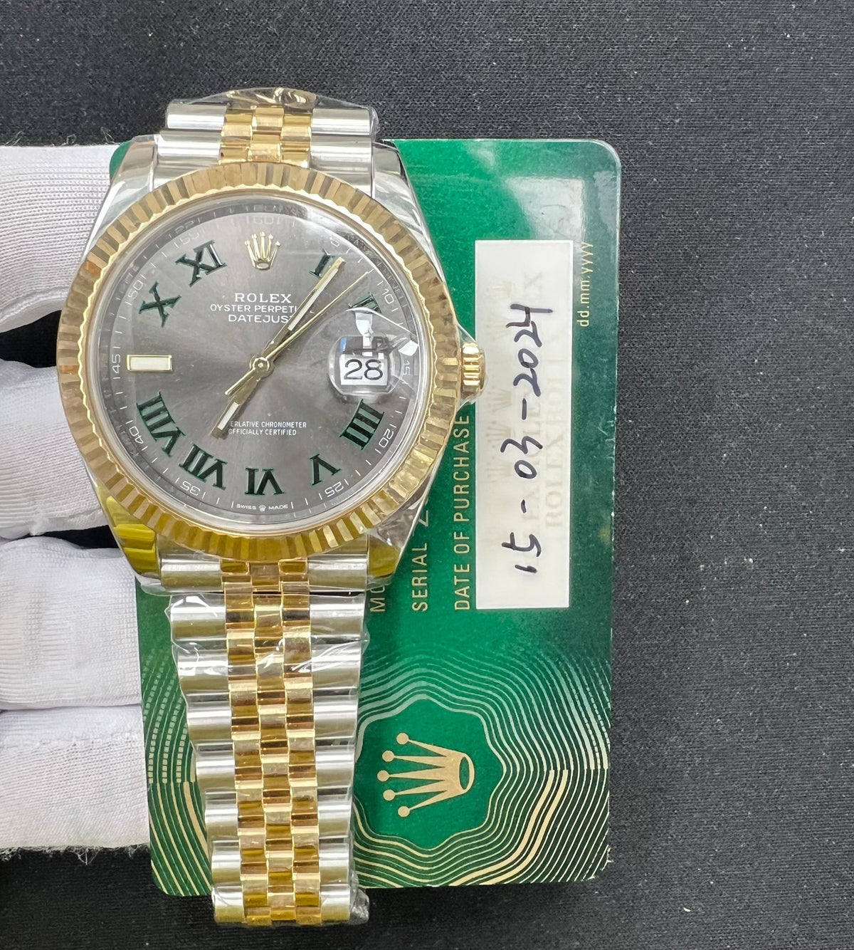 ROLEX DATEJUST 126333 — view 3 — Laura Milman New York