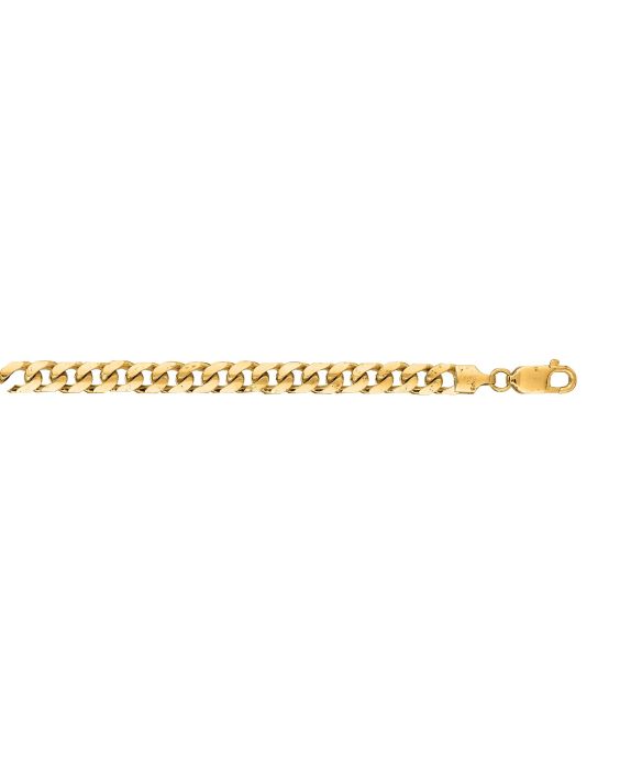 6mm Cuban Chain Bracelet in 14K Yellow Gold — Laura Milman New York