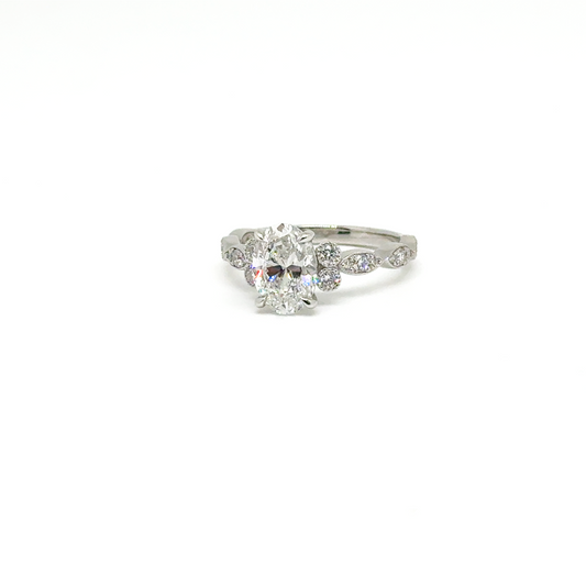 Oval Shaped Engagement Ring