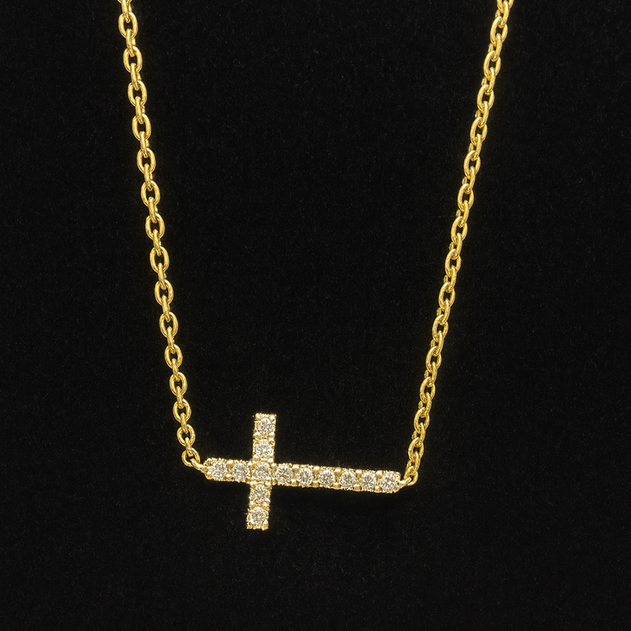 Side Diamond Cross — Laura Milman New York