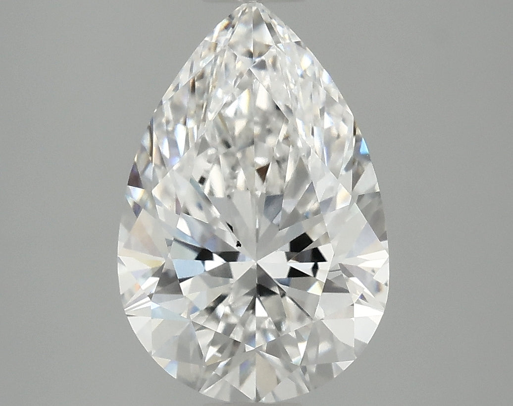 3.1ct Pear Lab-Grown Diamond — E VS2, IGI Certified