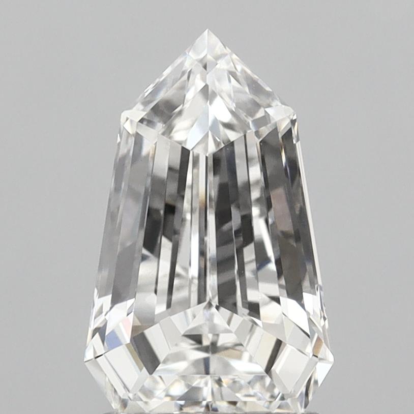 2.03ct Shield, F VVS2 — IGI