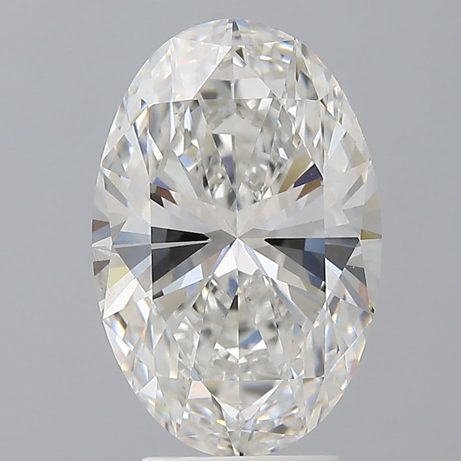 4.06ct Oval Lab-Grown Diamond — F VVS2, IGI Certified