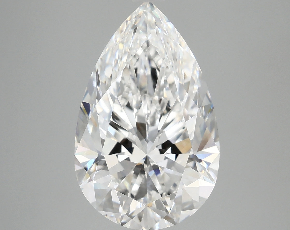5.07ct Pear, D VS1 — IGI