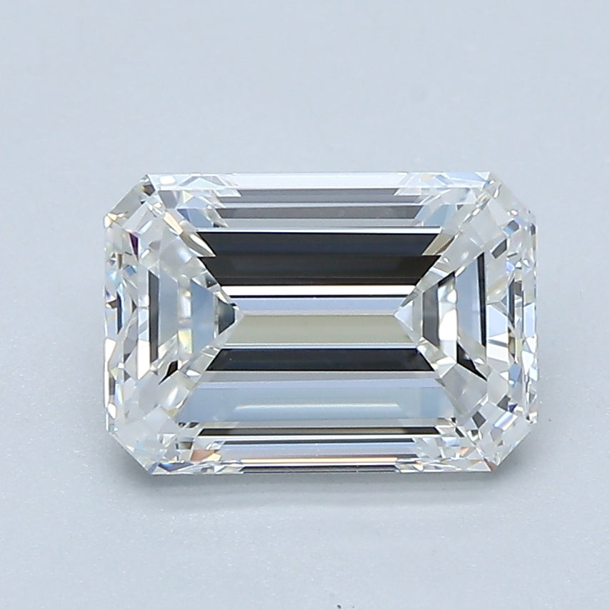 2.0ct EMERALD, F VVS2 — GIA — Laura Milman New York