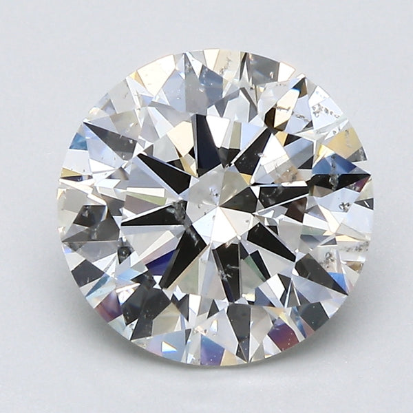 2.9ct Round Natural Diamond — I SI2, GIA Certified