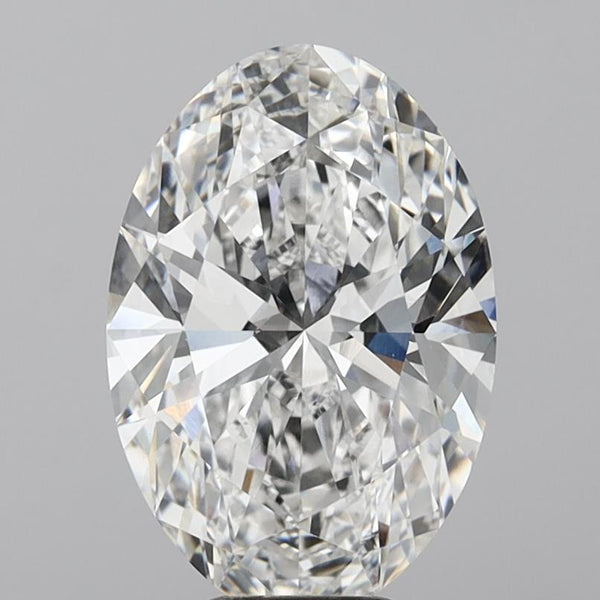 7.06ct Oval Lab-Grown Diamond — F VVS2, IGI Certified