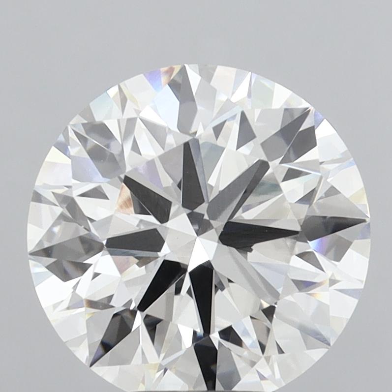 5.24ct Round, E VVS2 — IGI