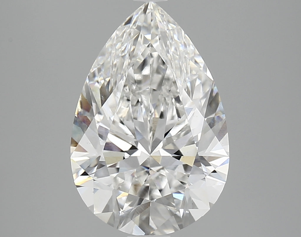 3.9ct Pear, F VS1 — IGI