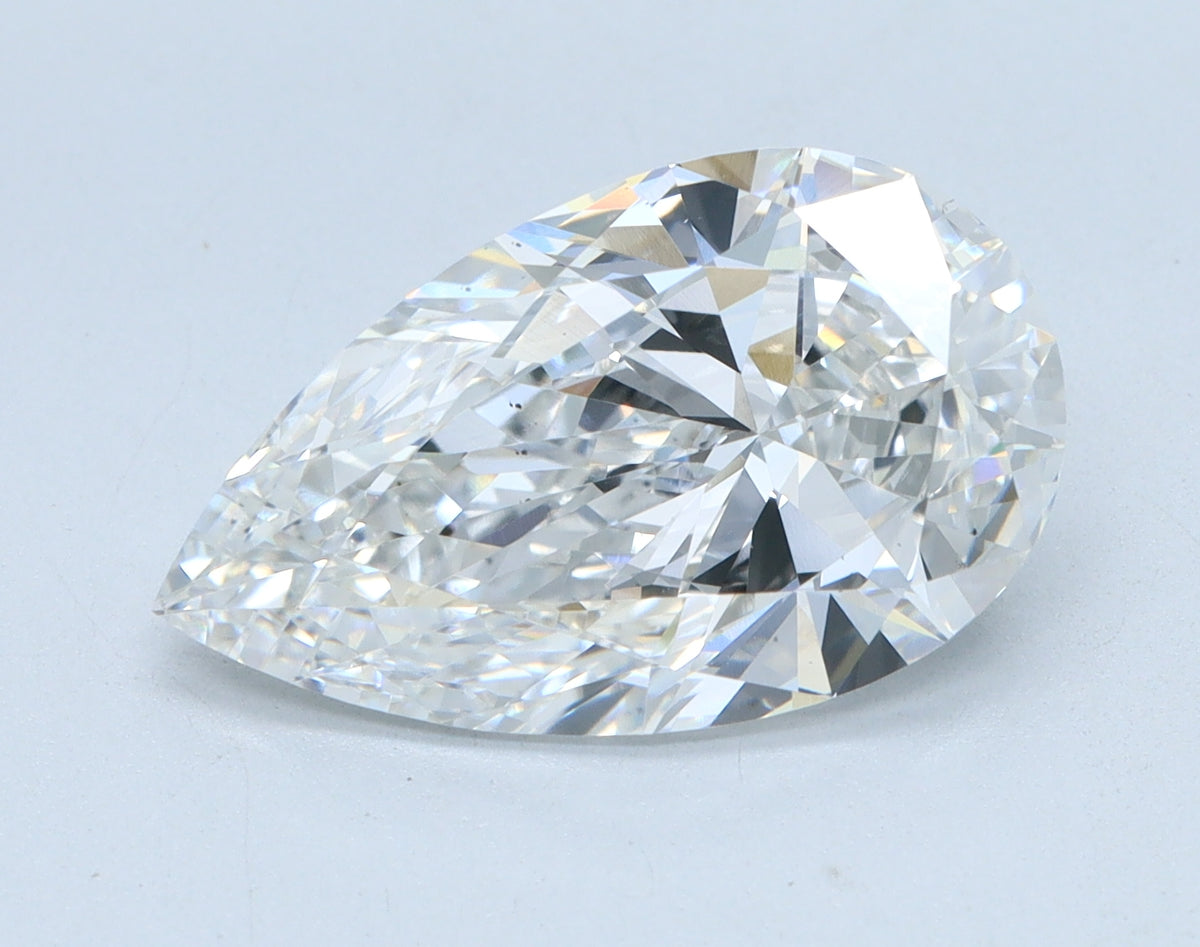 3.53ct Pear, F VS2 — IGI