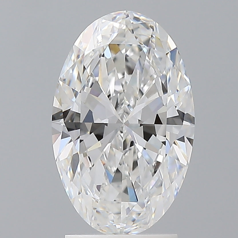 2.55ct Oval Lab-Grown Diamond — D VS1, IGI Certified