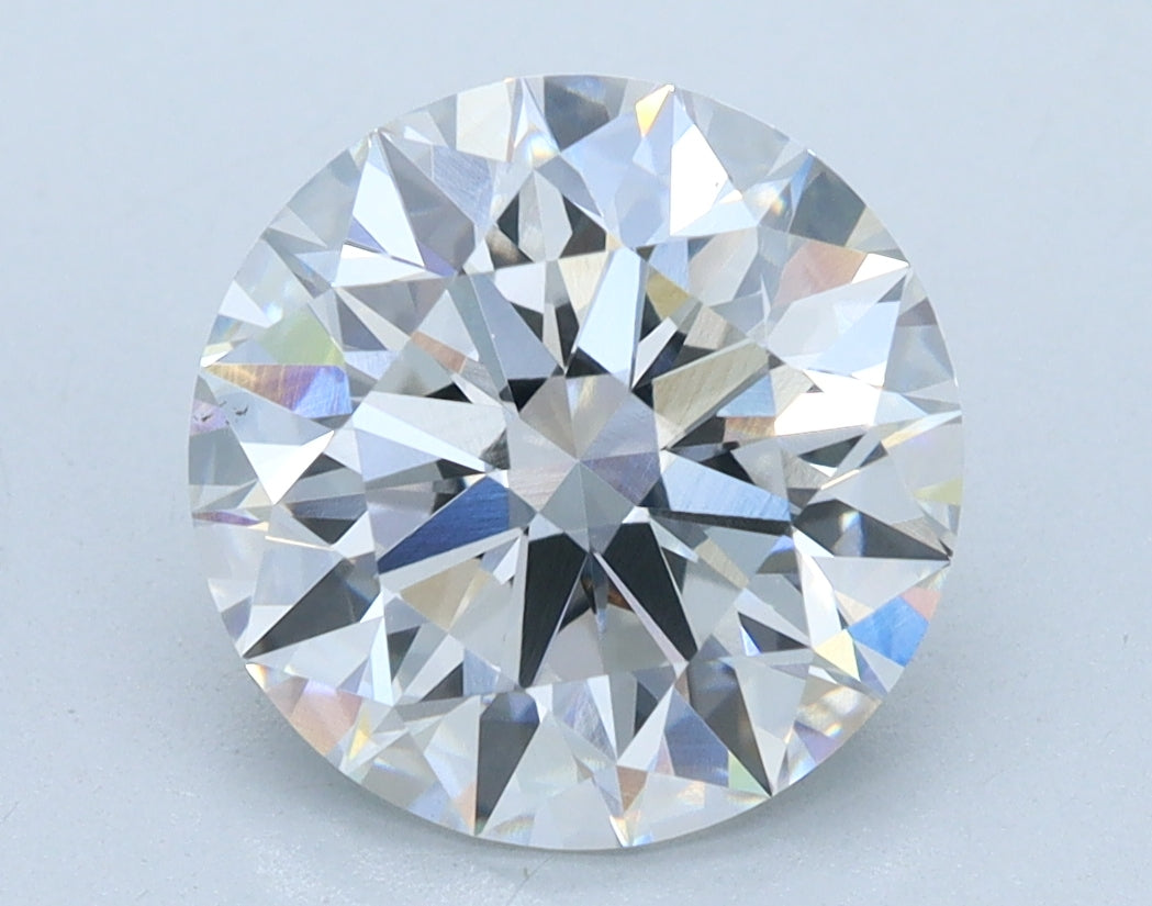 2.58ct Round, F VS2 — IGI