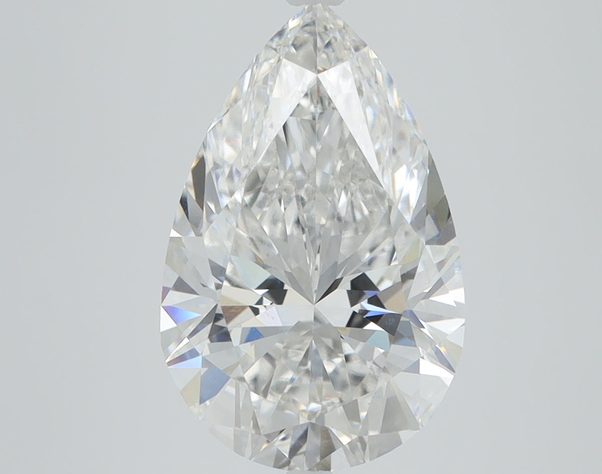 3.84ct Pear, F VS1 — IGI