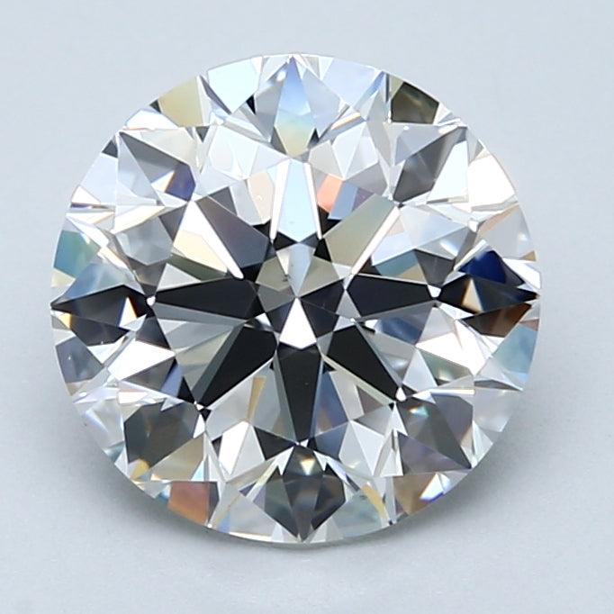 3.21ct Round, E VS1 — GIA