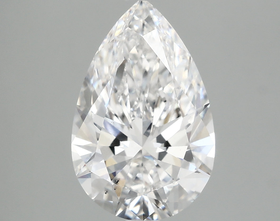 2.87ct Pear, D VS2 — IGI