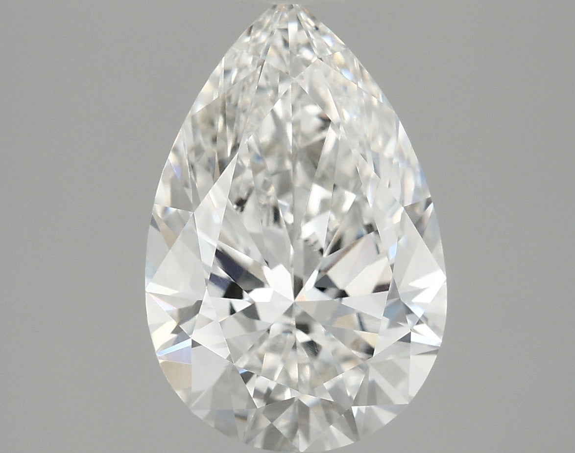2.03ct Pear, F VVS1 — IGI
