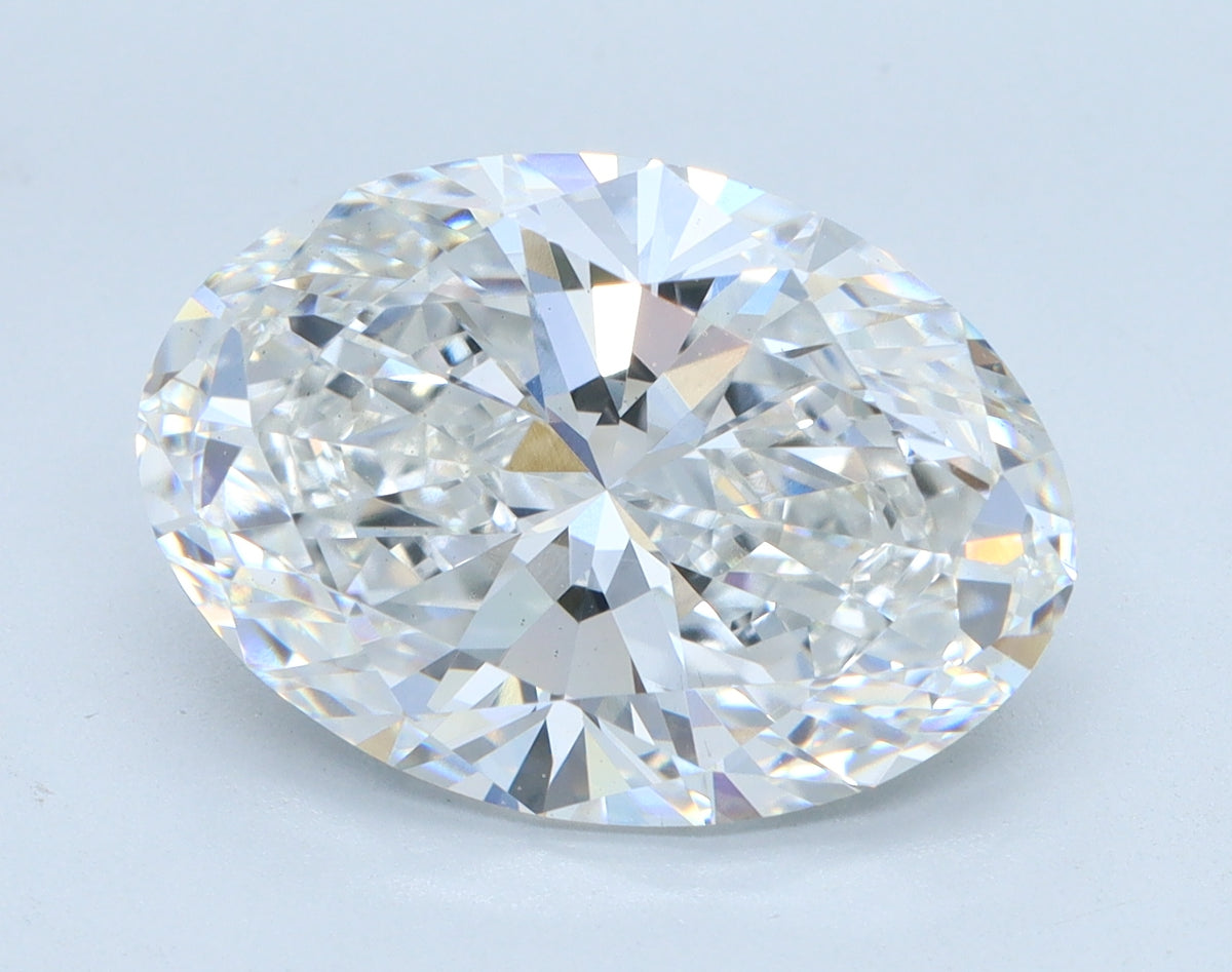 5.15ct Oval, E VS2 — IGI