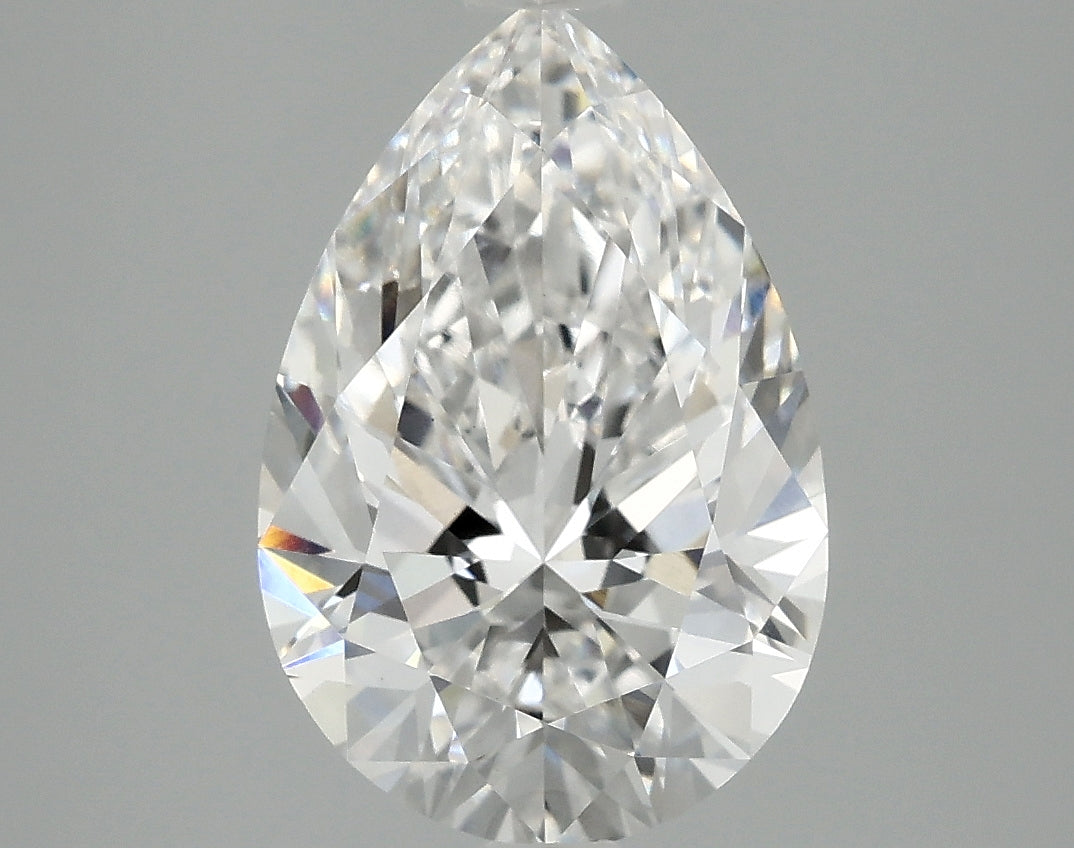 3.42ct Pear, E VS1 — IGI
