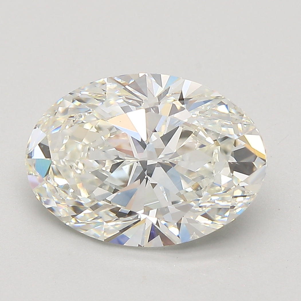 3.55ct Oval Natural Diamond — I SI1, GIA Certified