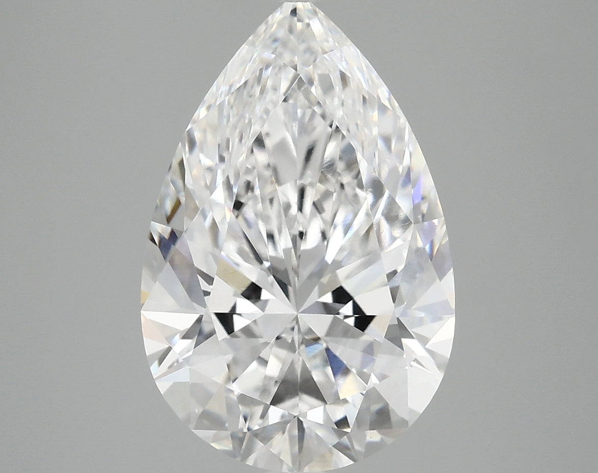 3.92ct Pear, D VS1 — IGI