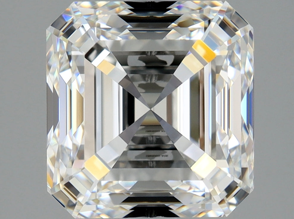 2.7ct Asscher Natural Diamond — F VVS1, GIA Certified