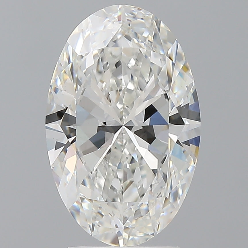 3.5ct Oval Lab-Grown Diamond — F VS1, IGI Certified