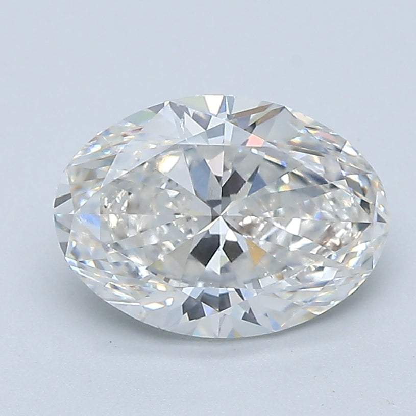 1.7ct Oval Natural Diamond — F SI1, GIA Certified