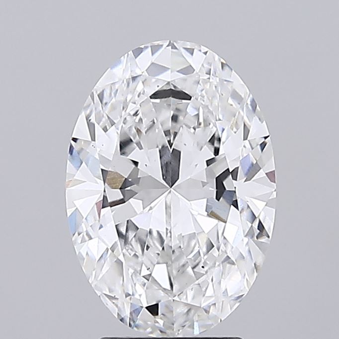 2.94ct Oval, D VS2 — IGI