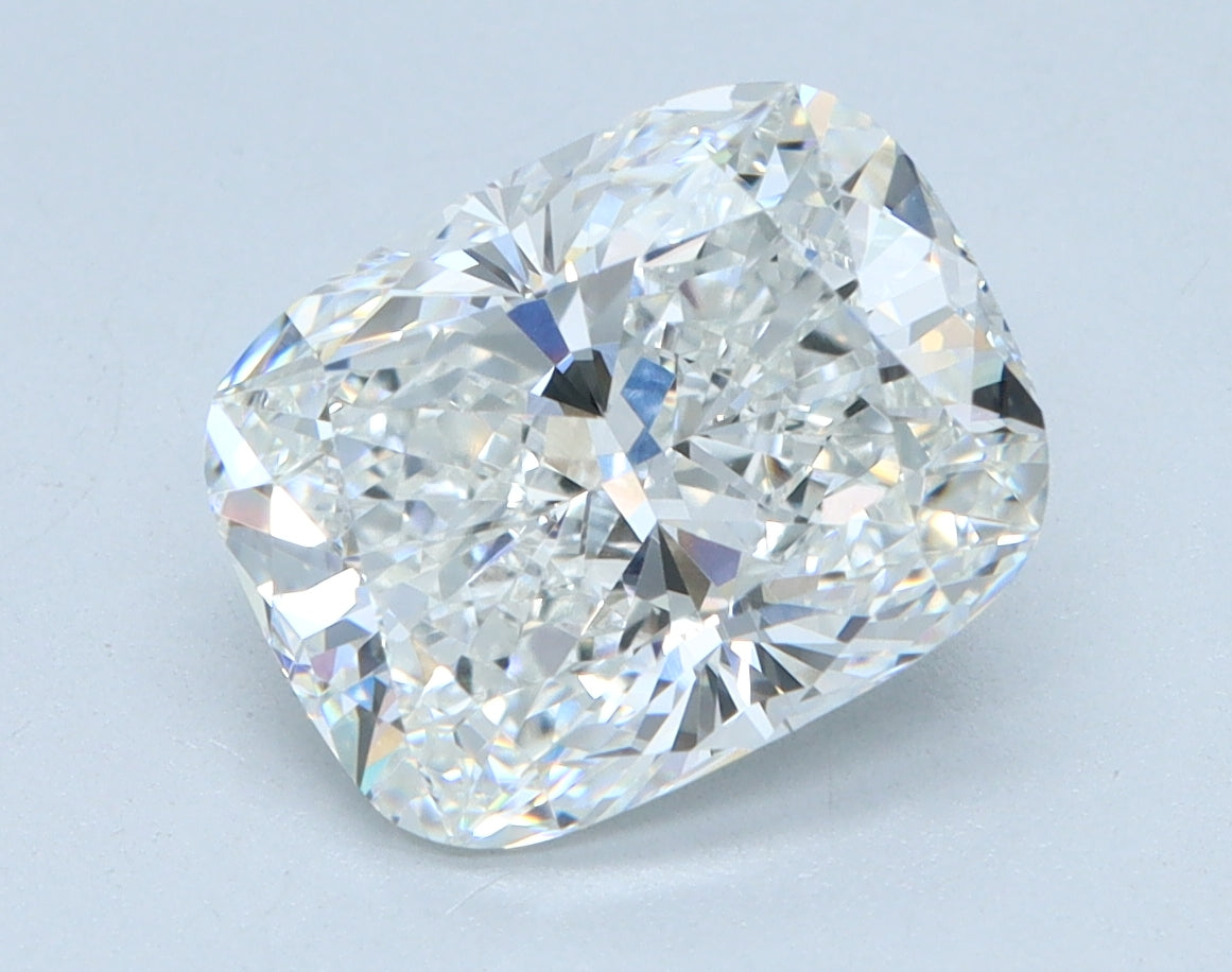 2.5ct Cushion, F VVS2 — IGI