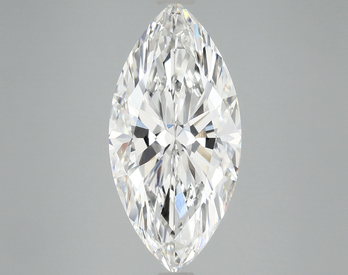 4.91ct Marquise, F VVS2 — IGI
