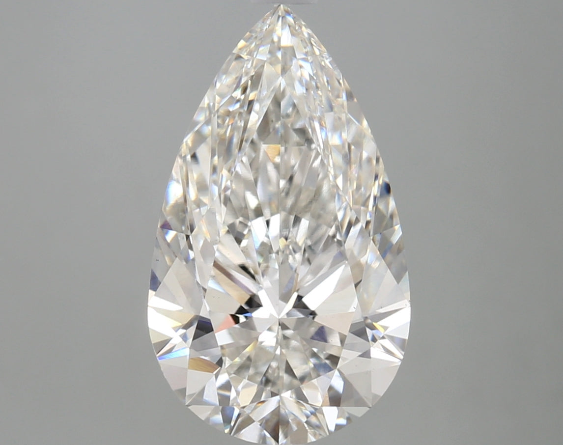 4.41ct Pear, F VS1 — IGI
