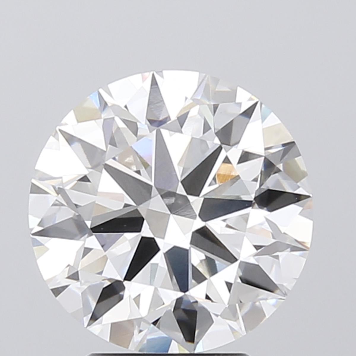 3.44ct Round, E VS1 — IGI