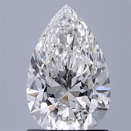 1.12ct Pear Lab-Grown Diamond — E VVS1, IGI Certified