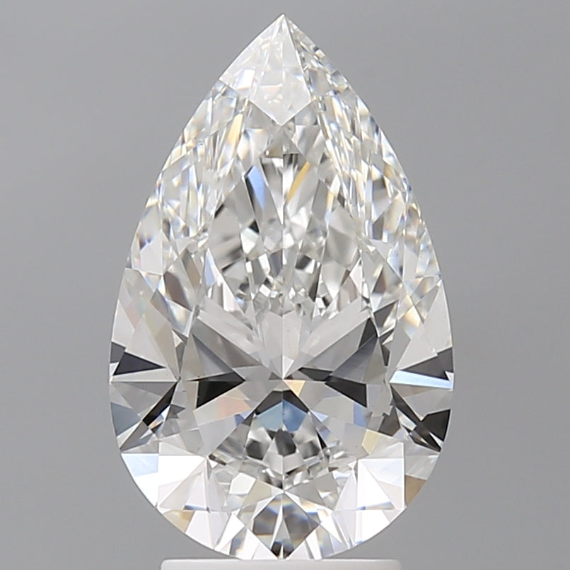 3.53ct Pear Lab-Grown Diamond — F VS1, IGI Certified