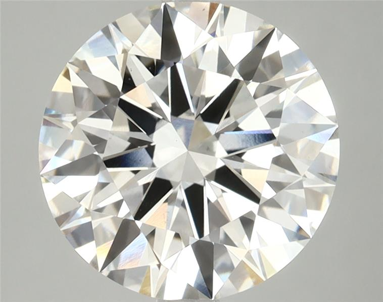 4.04ct Round, F VS2 — IGI