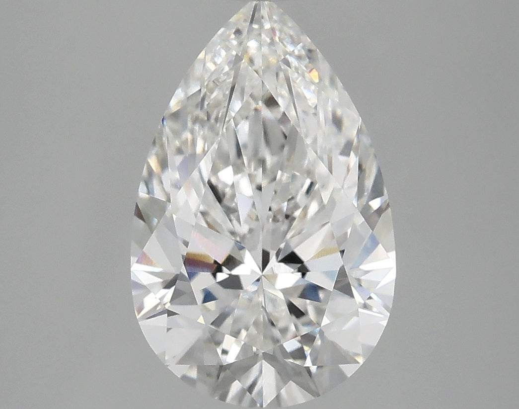 2.93ct Pear, F VVS2 — IGI