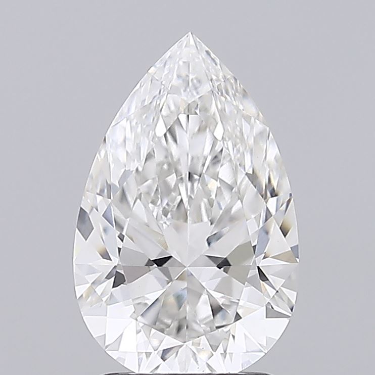 2.06ct Pear, F VS1 — IGI