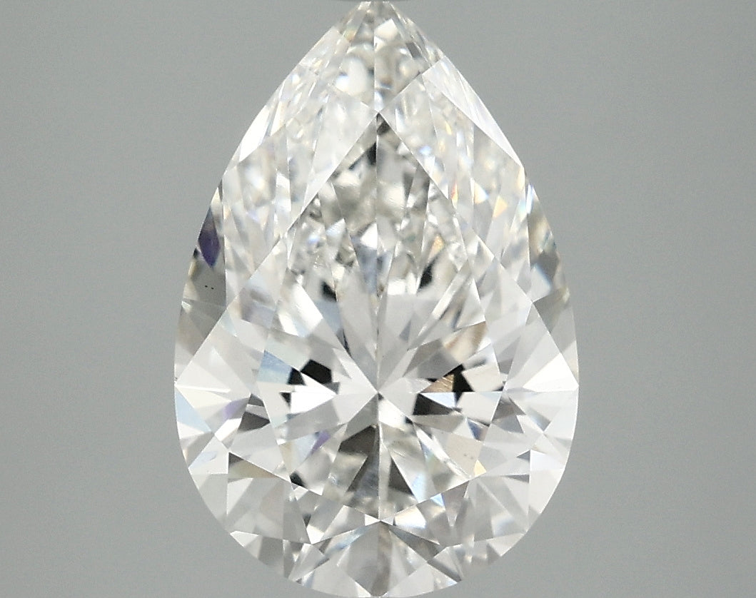 3.14ct Pear, F VS1 — IGI