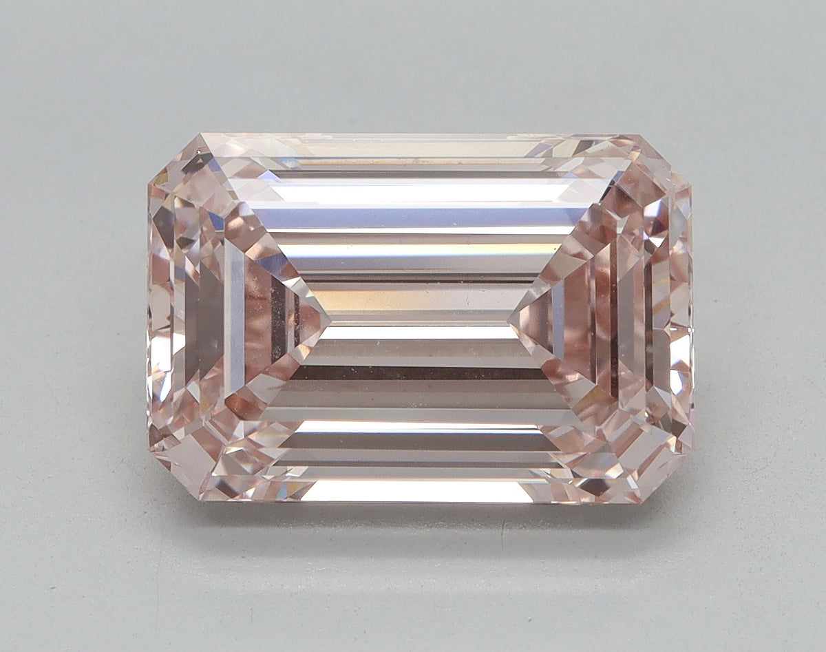 5.08ct Emerald Fancy Intense Pink Lab-Grown Diamond — VVS2 | IGI