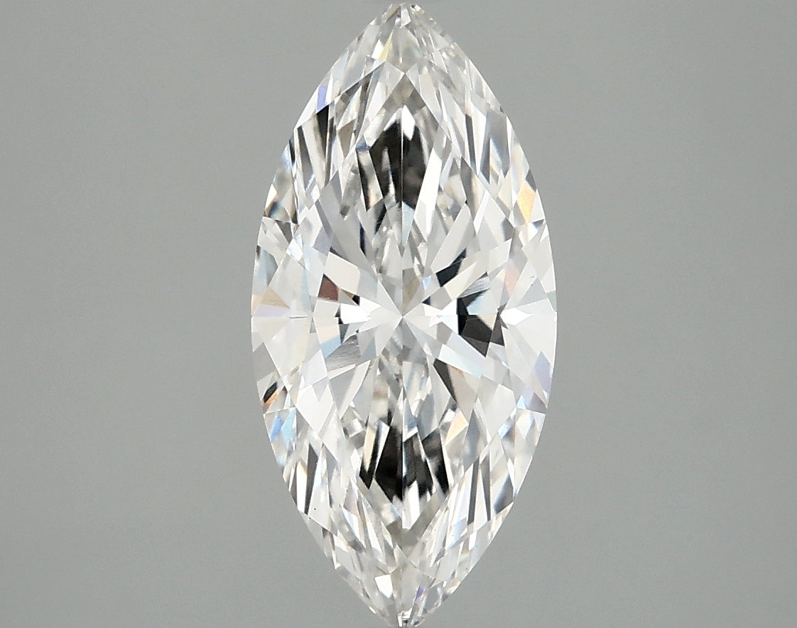 2.1ct Marquise, F VS1 — IGI