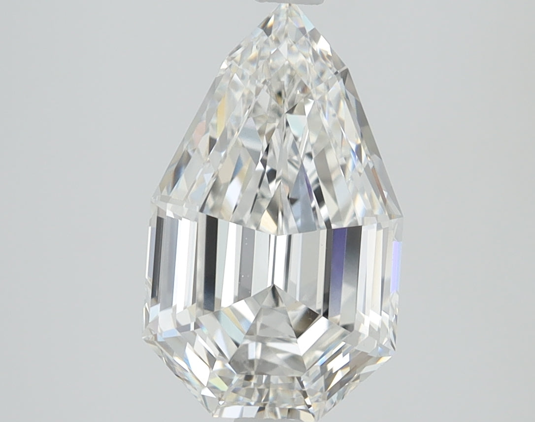 2.53ct Pear Step, F VS1 — IGI