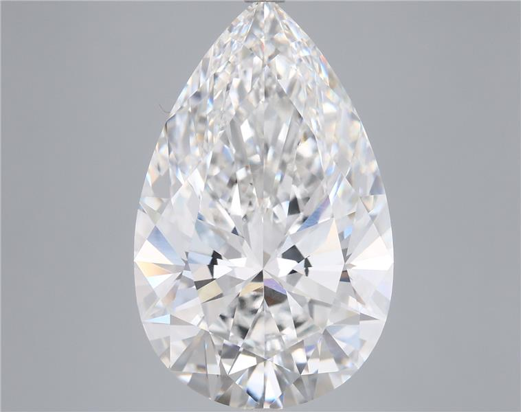 9.07ct Pear, E VVS2 — IGI