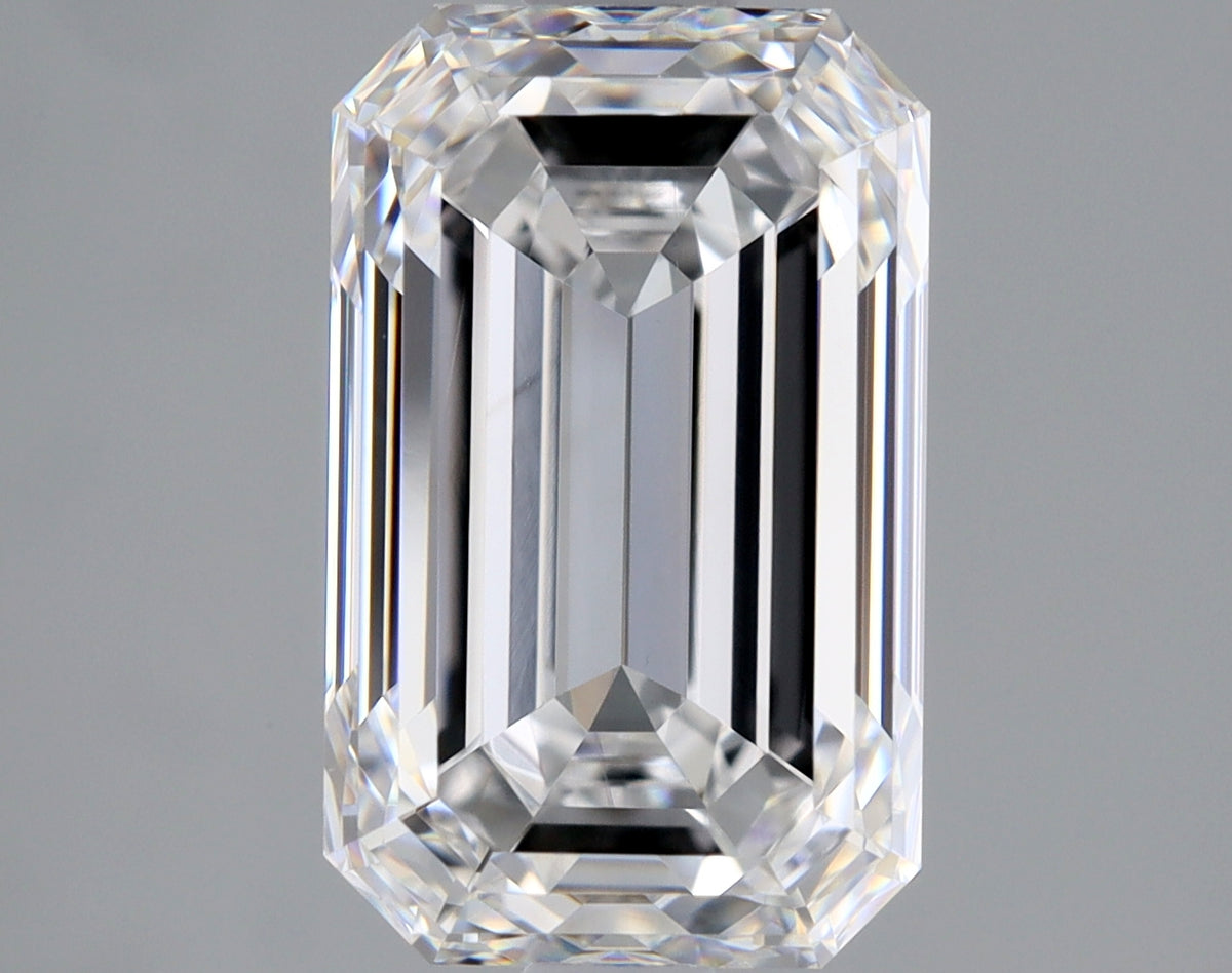 2.6ct Emerald Natural Diamond — D VVS1, GIA Certified